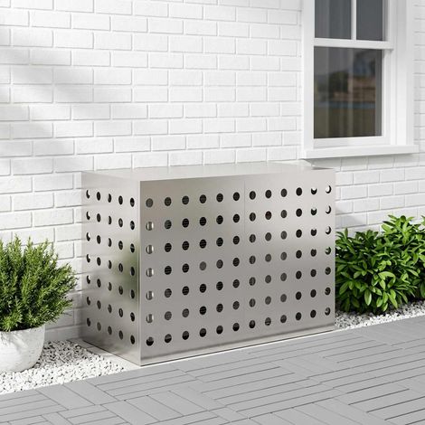 vidaXL Funda para Aire Acondicionado Plateado 90 x 40 x 60 cm (1/5)