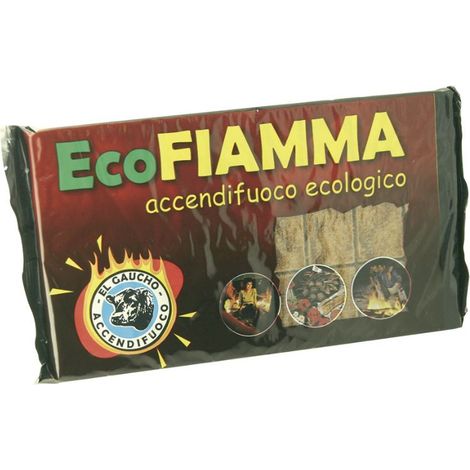 Öko-Anzündtabletten Kekai EcoFiamma 24 Tabletten für Grill, Barbecue, Ofen oder Holzkamin