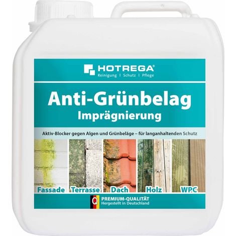 HOTREGA Anti-Grünbelag Imprägnierung 2 Liter Kanister - H110110002 (1/2)