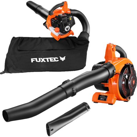 FUXTEC FX-LBS126 Petrol Leaf Blower & Vacuum – Powerful 4-in-1