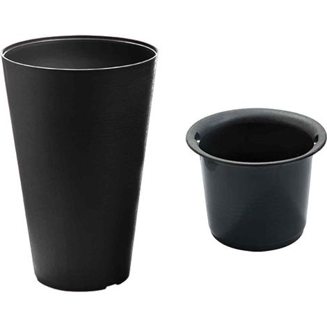 Pot de fleurs hydroponique extra large et épais, pot de fleurs simple et créatif pour grandes plantes vertes, pot de fleurs en plastique pour jardinage en stand (1/5)