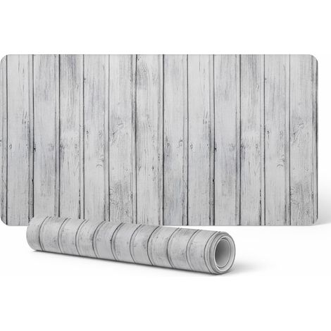 Alfombrilla de escritorio antideslizante con estampado de tablas de madera vintage, 120 x 60 cm.