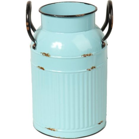 Dekorative Metalldose in Mintgrün, Vintage-Stil, 21 x 13 cm (1/2)