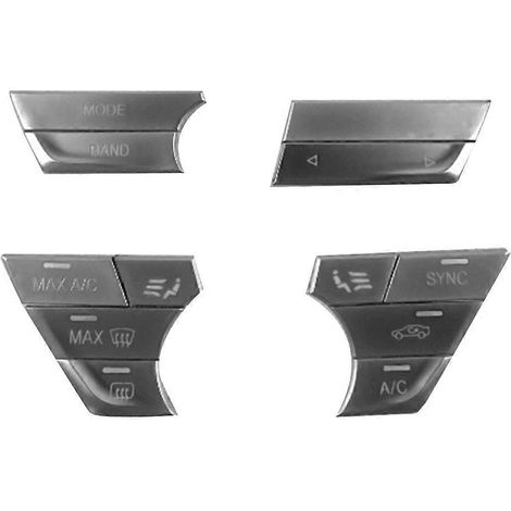 Cache-boutons-poussoirs de commande de climatisation pour console centrale et tableau de bord de voiture 64117947870 pour BMW Série 5, 6 et 7 G30 G (1/5)