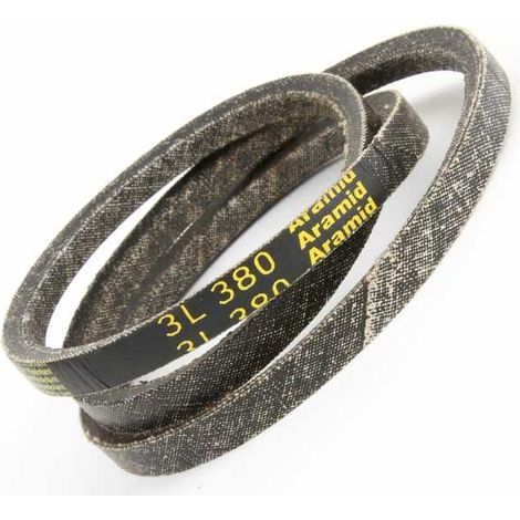 Courroie tondeuse Tiger Belts 3L380 kevlar trapézoïdale  9,5 x 965 mm (1/5)