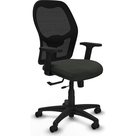 Silla de oficina piqueras y crespo Alocén negro espuma alta densidad (1/2)