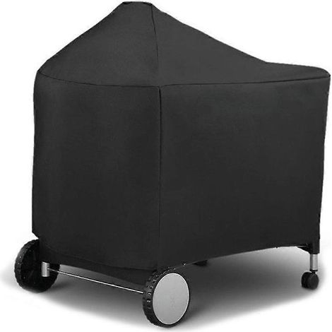 housse de protection imperméable pour barbecue de camping en extérieur (noire, 124 x 65 x 101 cm) (1/2)