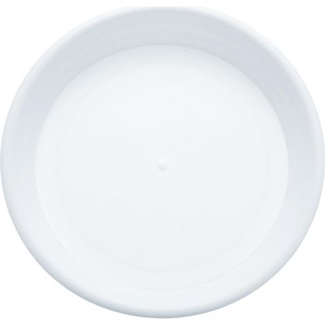 Soucoupe pour Plantes en Plastique 5.2"(13.3cm) Blanc Nacré (1/5)