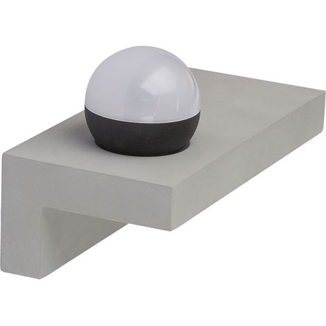 Applique murale moderne, lampe de couloir, lampe de chambre à coucher, applique LED béton, 7W 690lm blanc chaud, LxH 30x17,5 cm (1/5)