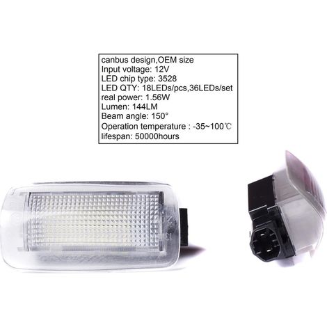 LED Innenraumbeleuchtung Einstieg für Toyota FT86, Subaru, Scion, Lexus - Auto Lampe Premium E-geprüft - Versand DE (1/2)