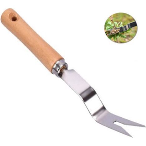Pelle à herbe courbée en acier inoxydable pour l'extérieur (1/4)