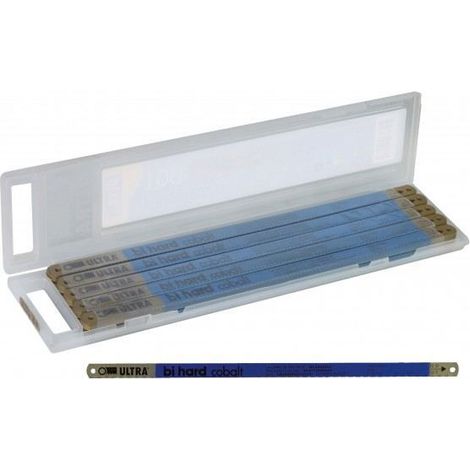 Lame pour scie à métaux - ULTRA - BIHARD COBALT BT Ultra - boîte 100 lames - 10 dents - pour métaux
