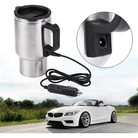 Beheizbarer Autobecher, Wasserkocher, Elektrischer Autobecher, Beheizbarer Reisebecher, Auto-Kaffeebecher, Elektrischer Kaffeebecher (1/4)