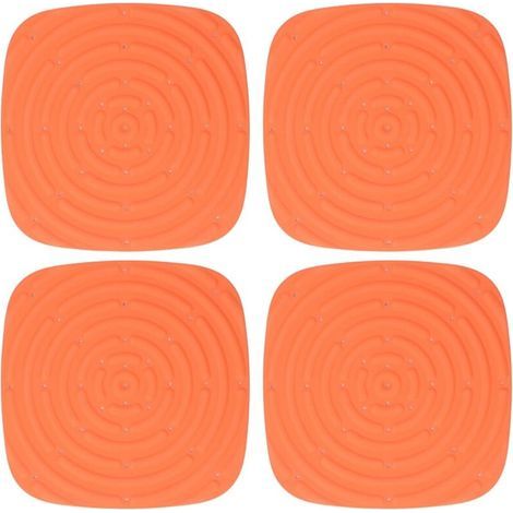 Tapis de nidification de poulet lavable, 4 pièces, coussinets de nidification pour poulet, boîte de nidification pour pondre des œufs, Orange (1/5)