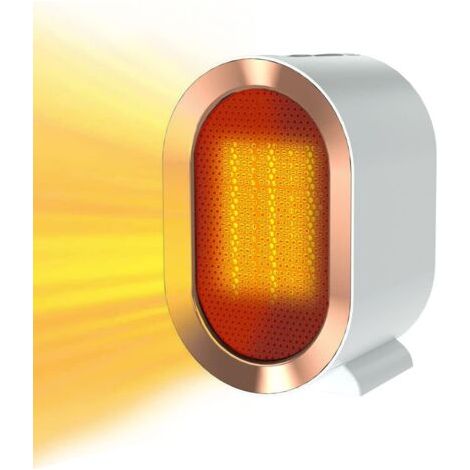 QORVA-Radiateur soufflant, Chauffage Electrique Economique, Chauffage Soufflant Ceramique PTC 1200 W, Radiateur Electrique Mobile, Radiateur Soufflant, Protection Multiple,Thermostat de Sécurité,Poign