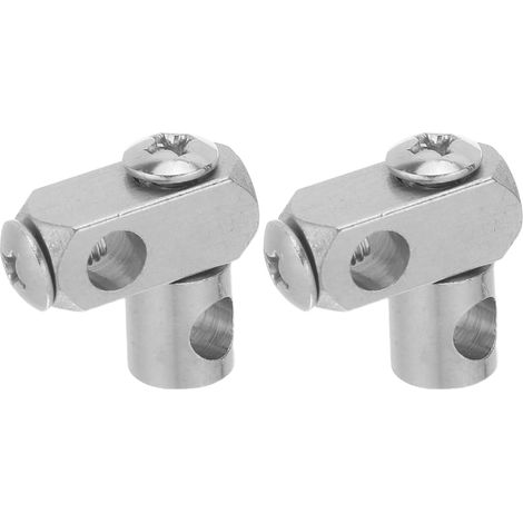 2 Pièces Raccord de Vidange pour Lavabo en Laiton Argenté (1/5)
