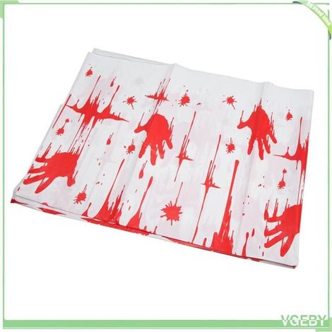 Nappe d'Halloween - FAFEICY - Taches de Sang - Imperméable - Jetable - Décoration Festive (1/5)