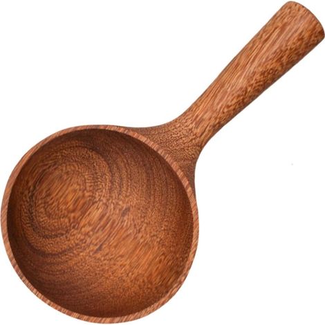1 Bol à assaisonnement, bois d'acacia, design à une poignée, pour sushi et entrées froides, accessoire de table (1/5)