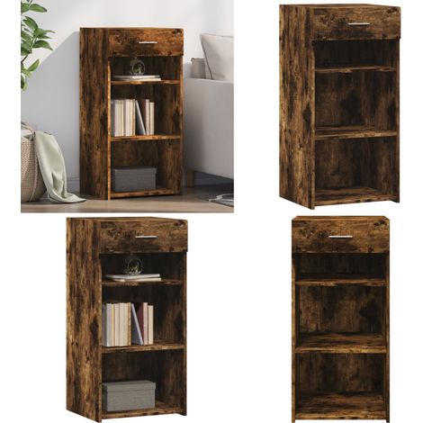 Sideboard Räuchereiche 45x42,5x93 cm Holzwerkstoff - Schreibtisch - Wohnzimmer Dekoration - Regal - Holzmöbel - Sideboard - Home & Living (1/5)