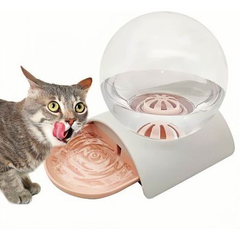 Fontaine à Eau par Gravité pour Chat Chien et Lapin Sans Électricité Matériau PP BPA 2,8 L L (1/5)