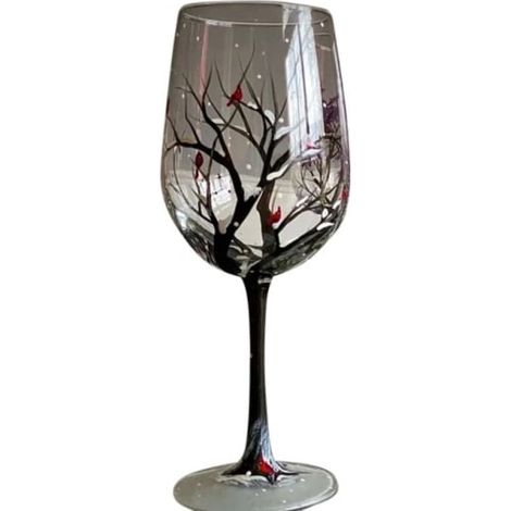 Verre à vin en forme d'arbre des quatre saisons (1/5)