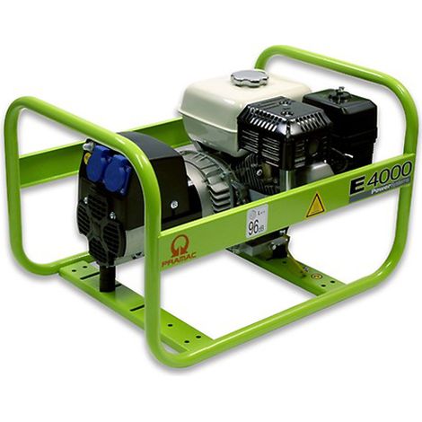 Groupe électrogène 2.6 kW monophasé essence – Démarrage manuel – Autonomie 2.63h – Capacité réservoir 3.1L – Pramac (1/6)