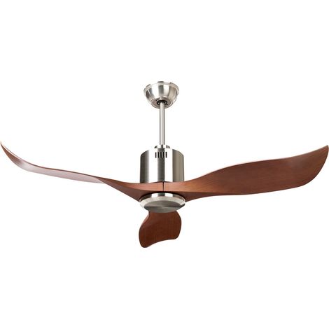 Ventilatore da soffitto con telecomando Materiale sintetico Marrone Verdure