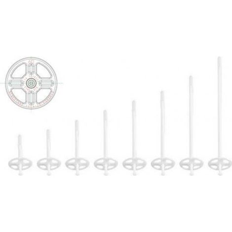 TASSELLO PANNELLI ISOLANTI CON CHIODO POLIETILENE lunghezza mm 220 (1/4)