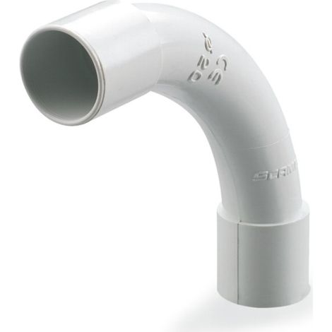 Curva 90°  termoplastico ip40 ik07 Ø16 mm scame - 862.916 g (1/2)