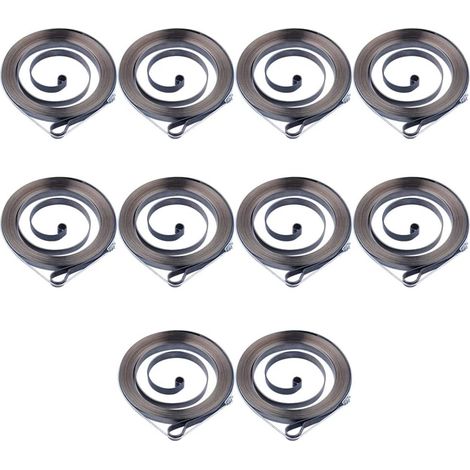 Kit de ressort de démarreur pour tronçonneuse Zenoah Komatsu G2500 chinoise 2500 25 cc 2 temps petite tronçonneuse, pack de 10 (1/5)