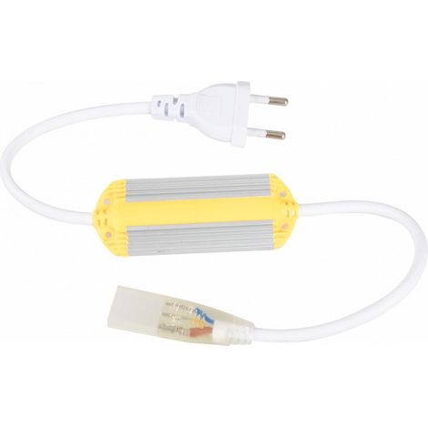 Câble Rectificateur Ruban LED 220V AC 220LED/m CCT IP67 Largeur 15mm Coupe tous les 100cm Gris