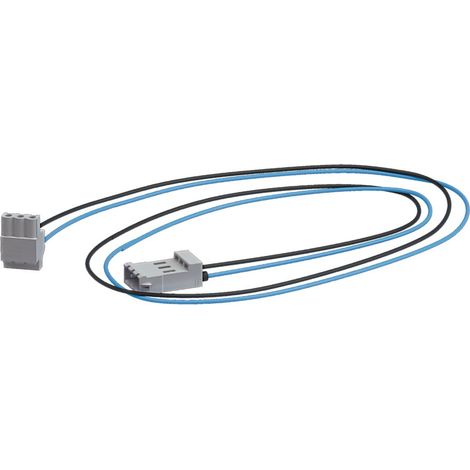 hager Leitung für SABO, universZ, 800mm, sw/bl, Stecker/Buchse, VPE 1 Stück