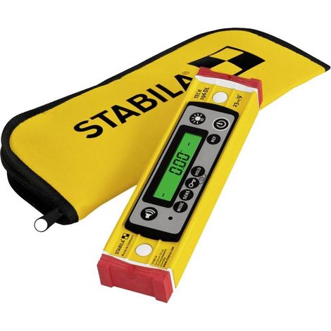 Stabila TECH 196 DL nivel de burbuja electrónico amarillo