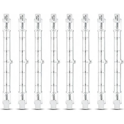 Ampoule halogène R7s 118 mm 230 W à intensité variable 230 V 4650 lm 2800 K blanc chaud, ampoule linéaire à incandescence à économie d'énergie, projecteur J118, ampoule de sécurité (1/3)