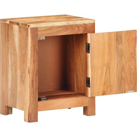 Maison Exclusive - Comodino 40x30x50 cm in Legno Massello di Acacia (1/5)