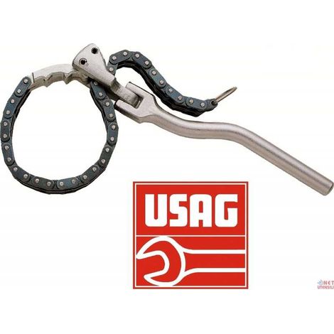 Clé à chaîne pour filtre à huile Usag U04450001 Ø 60÷110 mm