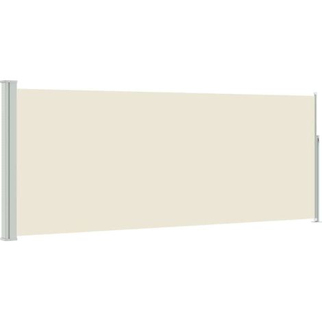 vidaXL Toldo lateral retráctil 117x314 cm crema (1/2)