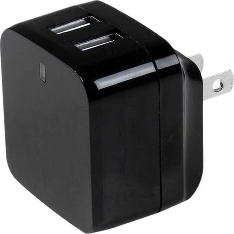 startechcom USB2PACBK cargador USB negro doble puerto (1/4)