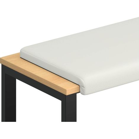 Cuscino per panchina Similpelle Bianco Profondità 35 cm vidaXL (1/5)