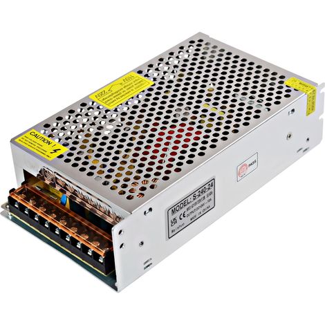DC 24V Alimentation à Découpage AC 110V / 220V à DC 24V 10A 240W Transformateur de Puissance pour Lumières LED, Bandes de LED (1/5)