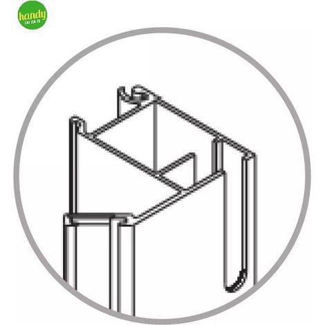 Profilo magnetico cromato per box doccia Nilo Silqua by Mobo