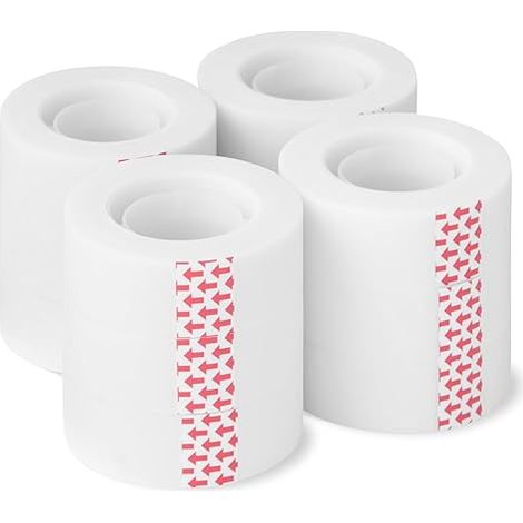 Mattes Dekoband, transparentes Band, 20 mm x 30 m, 12 Rollen