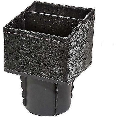 Boîte de rangement centrale pour voiture, en cuir PU, carrée, avec porte-gobelet, organiseur de console centrale et porte-monnaie. (1/5)