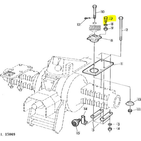 John Deere 19M7168 Bolt