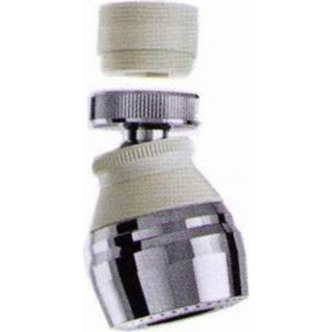 Rompigetto aeratore doccetta con snodo cromato