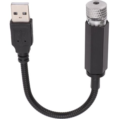 Sternförmiges USB-Nachtlicht, 5V 0,15W 0,2A Auto-Stimmungsprojektor, mehrere romantische Modi, universelle Deckenleuchte für Schlafzimmer und Partys, rot (1/5)