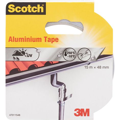 3M Highland 47011548 nastro adesivo Adatto per uso interno Adatto per uso esterno 15 m argento