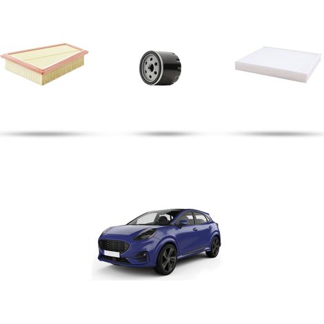 Kit tagliando 3 filtri compatibile con Ford Puma II 1.5 Ecoblue ST 147kw dal 2020 (1/4)