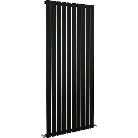 SKY Bathroom Flat Panel Radiator Vertical 1600x680mm Single Black