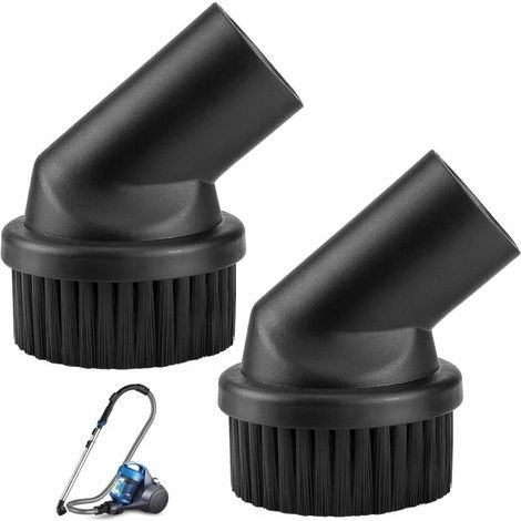 2 Pièces Brosse à poussière 32 mm Accessoires pour Aspirateur Embouts Embout Aspirateur Brosse Aspirateur pour Aspirateur Universel Diamètre 32mm (1/4)